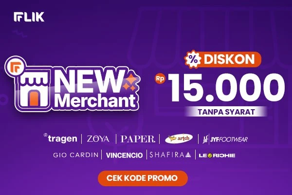 Special New Merchant: Diskon Rp15.000